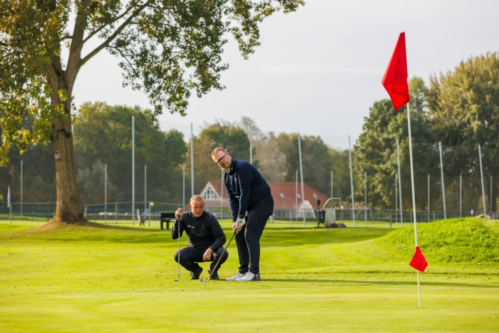 Hollandsche Golfschool, golfles, priveles, les in de baan