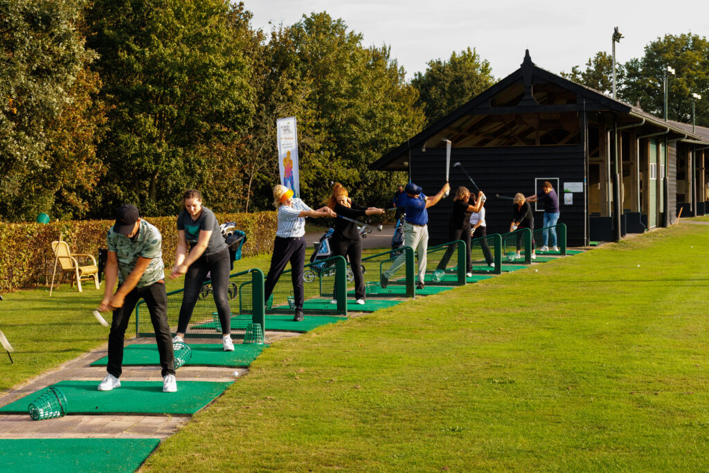 Golfstart bij de Hollandsche Golfschool, Golfclub