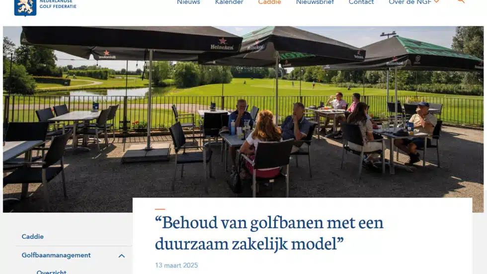 NGF | Behoud van golfbanen met een duurzaam zakelijk model