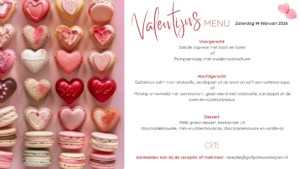 Valentijnsmenu Golfpark Westerpark 