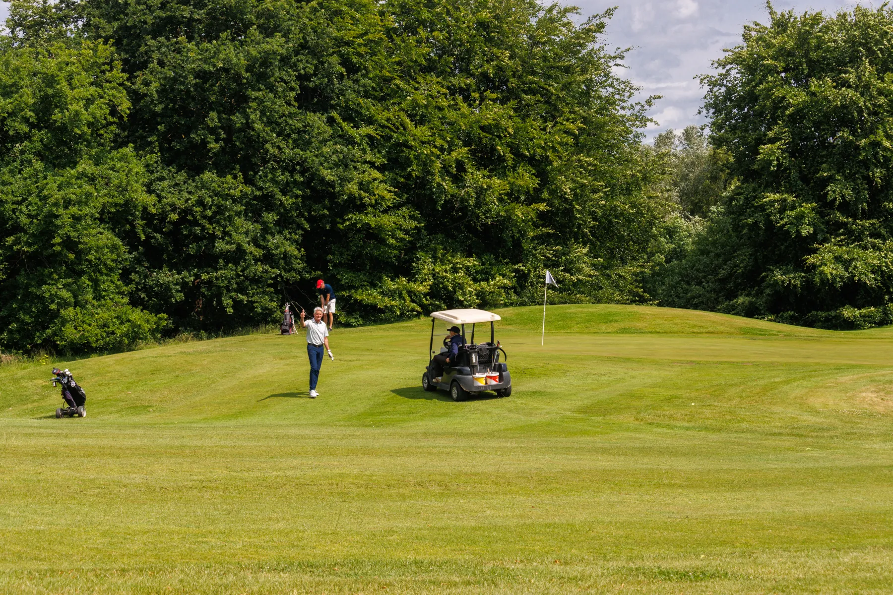 Gendersteyn, Veldhoven - sfeerimpressie met golfers in de baan