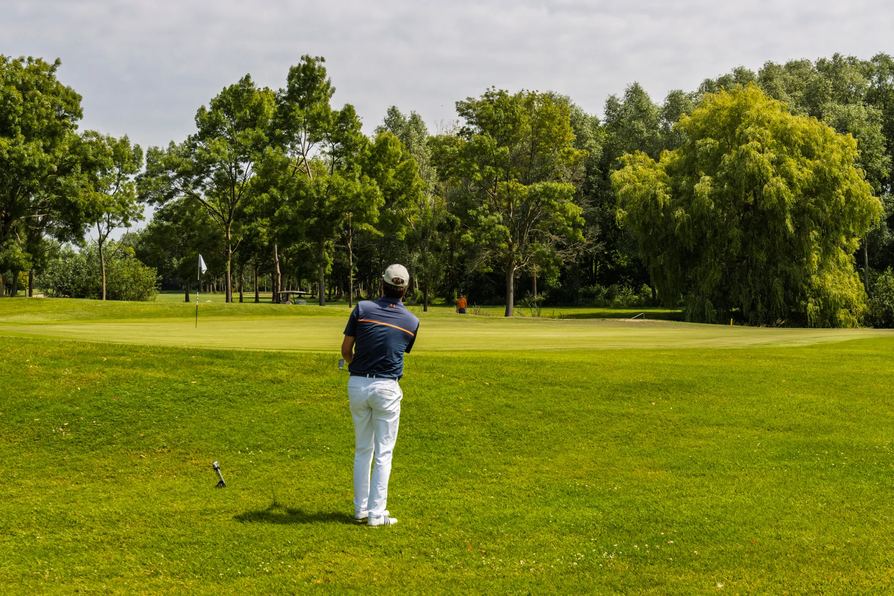 Golfer in de baan op De Purmer 2025
